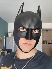 2026 NEW Batman Full Mask With Cowl Adult The Dark Knight Rises Cosplay Props picture