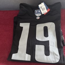 New Starter AAF Birmingham Iron Jersey #19 Large BRAND NEW W/ TAGS picture