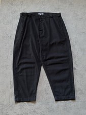 YMC You Must Create Babe Ruth Relaxed Pants Oversize Baggy Fit Skate Black Sz 34 picture