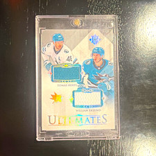 Upper Deck 2023-24 Ultimate Collection Ulti-Mates UTM-HE Hertl Eklund Sharks picture