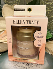 Ellen Tracy All Day Wear Liquid Foundation- 01 Warm Ivory -COVERS SCULPTS HYDRAT picture