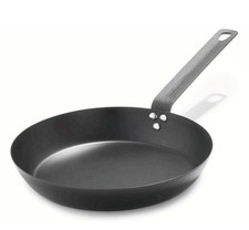 Merten & Storck Pre-Seasoned Carbon Steel 10” Frying Pan Skillet, Use on Inducti picture
