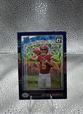 2024 Panini Donruss Optic - Rated Rookie Jayden Daniels #248 Purple Scope Prizm  picture