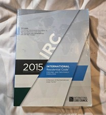 International Code Council 2015 IRC Residential Code One & Two Family PB Mint picture