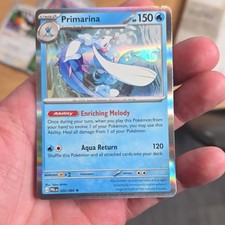 Nintendo Pokemon TCG Primarina 020/084 150 HP Stage 2 Holo Rare English 2026 picture