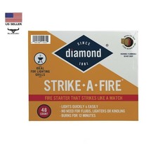 Diamond 48-Pack Strike-A-Fire Starter Match Sticks Firestarter Log Long Burn picture