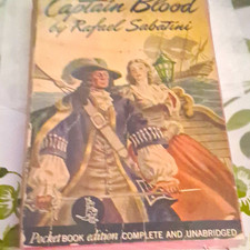 Pocket Books Captain Blood Rafael Sabatini Paperback Pocketbook Ed Unabridged picture