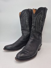 VTG Lucchese 1883 Men’s Size 10D Leather Cowboy Western Boots 58074 Exotic picture