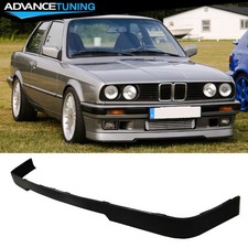Fits 84-92 BMW E30 3-Series Mtech Msport Style Front Bumper Lip Lower Spoiler PU picture
