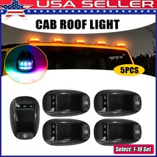 1-10x Solar USB-C Charging Wireless LED RGB Cab Light Vibration Mode For Vehicle picture