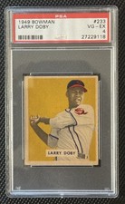 1949 Bowman #233 Larry Doby RC Rookie PSA 4 VG-EX INDIANS HOF LOW POP (115) picture