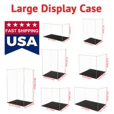Large Acrylic Display Case Box Diecast Collectibles Basketball Figure Dustproof picture