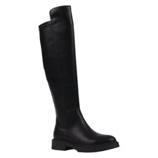 Women's Alya Classic Elastic Knee-High Boots Black SZ 6 picture