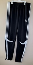 Adidas Clima365 Climacool Training Pants Black Large Rare 3‑Stripe Split Design picture