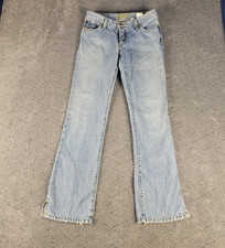 Vintage Cruel Girl Jeans Womens 1 Blue Bootcut Button Fly Light Wash Low Rise picture