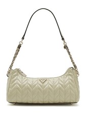 GUESS Cheryl Quilted Shoulder Bag Sage Green NWT picture