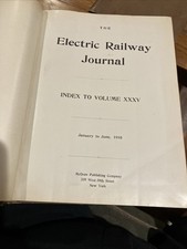 Electric Railway Journal Volume 35 January-June 1910 picture