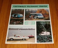 Original 1965 Chevrolet Pleasure Truck Sales Brochure Pickup El Camino Camper picture