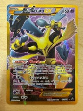 Alakazam EX (Secret) 125/124 XY - Fates Collide ScR Holofoil EN Pokemon NM picture