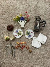 Pleasant Co. American Girl Doll Felicity Merriman Chocolate Pot Set picture