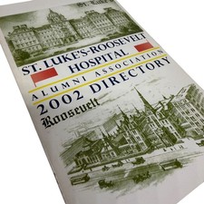 St. Lukes-Roosevelt Hospital Alumni Association 2002 Directory Vintage Book picture