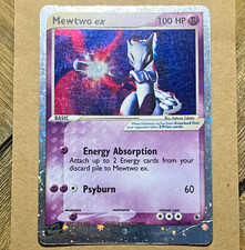 Pokémon TCG Mewtwo ex 101/109 EX Ruby & Sapphire Holo Ultra Rare English (2003) picture
