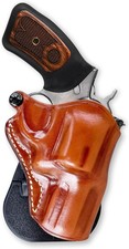 Leather OWB Paddle Holster For S&W Model 19-2 19-6 .357 Mag  2.5