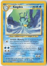 Kingdra 19/64 Rare Neo Revelation Pokemon Unlimited Moderately Played picture