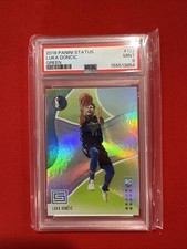 2018-19 Panini Status Green 1 Luka Dončić #122 PSA Mint 9 picture