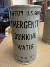 Early 1950's U.S. GOV'T EMERGENCY DRINKING WATER (Unopened) picture