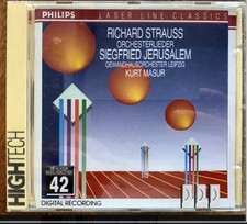 Richard Strauss Siegfried Jerusalem Gewandhausorchester Leipzig Kurt Masur CD picture