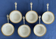 Porcelain Ramekin & Sterling Holders Wallace Hampton George & Martha Westmorland picture