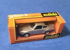 VINTAGE SOLIDO GREY PORSCHE CARRERA RS DIECAST #24 w/ORIGINAL BOX **1:43**NICE** picture