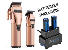 NEW BaByliss PRO Rose Gold FXONE Professional Clipper & Trimmer & Dual Battery picture
