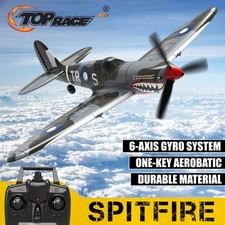 TOP RACE BRITISH SPITFIRE READY TO FLY REMOTE AIRPLANE QTY DISCOUNTS - FREE GIFT picture