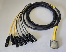 Digidesign DigiSnake I/O AES/EBU Cable 8 Channel DB25 to Neutrik XLR F/M 12ft picture