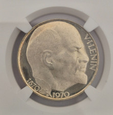 Czechoslovakia 50 korun 1970, Lenin NGC PF66 ULTRA CAMEO picture