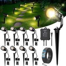 All-in-One Outdoor Low Voltage Landscape Lighting Kit 2700K, 8 PCS picture