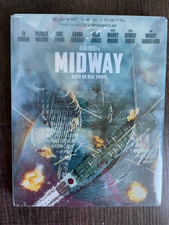 Midway (Blu-ray/DVD, 2020, STEELBOOK) NEW Woody Harrelson Patrick Wilson WW II picture