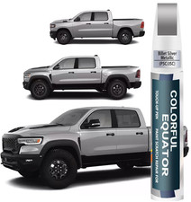 Billet Silver Metallic(PSC/JSC) Touch Up Paint Compatible with Dodge Ram, Car Pa picture