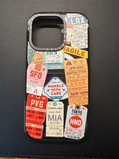 CASETiFY Impact iPhone 15 Pro Case Luggage Tag Design picture