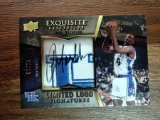 2013-14 upper deck exquisite collection limited logo signatures – jamal mashburn picture