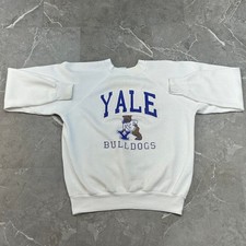 80s Vintage Yale Bulldogs Sweatshirt Mens Large Pullover Crewneck Ivy League picture