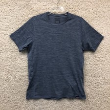 Patagonia Shirt Medium Adult Blue Capilene Cool Lightweight Short Sleeve Mens M picture