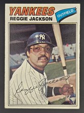 1977 Topps Burger King - New York Yankees Reggie Jackson #17 VGEX picture