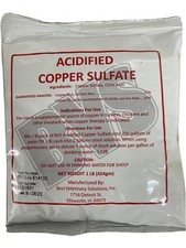 5x 16oz Pack Acidified Copper Sulfate For Sour Crop In Chickens & Pigeons 5lbs picture