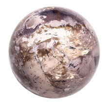 UV Pastel Purple Burro Creek Agate 50mm Home or Office Artwork Decor Sphere 6461 picture