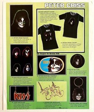 KISS Peter Criss 1978 SOLO Album Merch Order Form OG Insert KISS Army AUCOIN picture