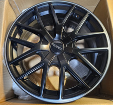 (QTY 1) Touren TR60 Style Matte Black/Machined Ring 18X8 5x108/114.3 40mm picture