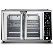 Gourmia French Door 6-Slice Digital Toaster Oven Air Fryer 19 One-Touch Presets picture